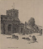 Ewelme, Church of St Mary. Chilterns. Oxfordshire 1929 old vintage print