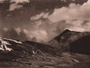The High Cordillera near La Paz. Bolivia 1928 old vintage print picture