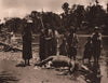 Tapir hunting by Chimane/Tsimané Indians. Bolivia 1928 old vintage print