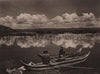 Midday rest on Lake Titicaca. Bolivia 1928 old vintage print picture