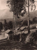 Quime, a large village on the road to Inquisivi. Bolivia 1928 old print