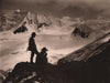 Kimsa/Quimsa Cruz cordillera. Mount Jachacunocollo. Bolivia 1928 old print