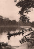 Early morning on the River Cojira. Bolivia 1928 old vintage print picture