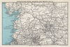 LANCASHIRE & YORKSHIRE. Liverpool Manchester Leeds Blackpool Ribble 1964 map
