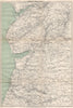 SNOWDONIA SOUTH. Barmouth Aberystwyth. Cardiganshire Wales. WARD LOCK 1906 map