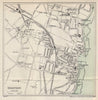 BROADSTAIRS vintage tourist town city resort plan. Kent. WARD LOCK 1919 map