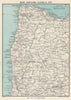 SOUTH WEST ENGLAND. Bude Hartland Clovelly. Devon/Cornwall. WARD LOCK 1956 map