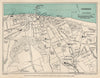 CROMER vintage tourist town city resort plan. Norfolk. WARD LOCK 1946 old map