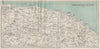 NORFOLK COAST. Cromer & Sheringham environs. North Walsham Mundesley 1931 map
