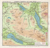 LAKE DISTRICT vintage map. Crummock Ennerdale Loweswater Fell WARD LOCK 1964
