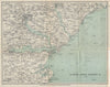 ESSEX/SUFFOLK COAST. Stour Orwell Felixstowe Ipswich Harwich. WARD LOCK 1927 map