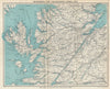 SCOTTISH HIGHLANDS. Caledonia canal Skye Ross & Cromarty. WARD LOCK 1934 map