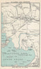 KILLARNEY & environs vintage tourist town city plan. Ireland. WARD LOCK 1936 map