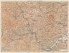 BUILTH & LLANDRINDOD WELLS. Rhayader Presteigne Knighton Radnor Forest 1939 map