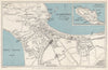 LLANDUDNO vintage town city plan. Great Orme's Head. Wales. WARD LOCK 1961 map