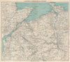 NW WALES. Llandudno Caernarvon Snowdonia Anglesey Bangor. WARD LOCK 1951 map