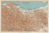 MINEHEAD environs. Exmoor Dunster Dulverton Watchet Somerset. WARD LOCK 1940 map