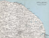NORFOLK NORTH EAST COAST & BROADS. Norwich Yarmouth Cromer. WARD LOCK 1971 map