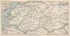 OBAN & LORNE. Glencoe Killin. Argyll & Bute Scotland. WARD LOCK 1950 old map