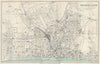 BRIGHTON & HOVE vintage tourist town city plan. Sussex. WARD LOCK 1938 old map