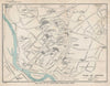 EXETER vintage tourist town city plan. Devon. WARD LOCK 1912 old antique map