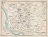 EXETER vintage tourist town city plan. Devon. WARD LOCK 1912 old antique map