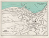 MINEHEAD vintage tourist town city plan. Somerset. WARD LOCK 1940 old map