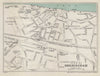 SHERINGHAM vintage tourist town city plan. Norfolk. WARD LOCK 1937 old map