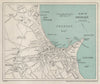 SWANAGE vintage tourist town city resort plan. Dorset. WARD LOCK 1939 old map