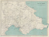 TORQUAY vintage tourist town city resort plan. Devon. WARD LOCK 1925 old map