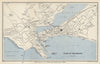 WEYMOUTH vintage tourist town city resort plan. Dorset. WARD LOCK 1939 old map