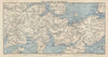 ISLE OF SKYE SOUTH. Kyleakin to the Cuillins. Scotland. WARD LOCK 1950 old map