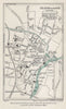 STRATFORD-UPON-AVON vintage town city plan. Warwickshire. WARD LOCK 1940 map