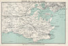 ISLE OF PURBECK. Swanage Wareham Bournemouth Poole. Dorset. WARD LOCK 1931 map
