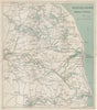 THE NORFOLK BROADS. Great Yarmouth Lowestoft Beccles Norwich. WARD LOCK 1937 map