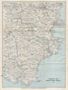 SOUTH HAMS & TORBAY Paignton Brixham Totnes Salcombe Kingsbridge. Devon 1924 map