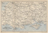 TOURING MAP OF HAMPSHIRE & DORSET. Wiltshire Somerset. WARD LOCK 1951 old