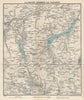 ULLSWATER, GRASMERE & THIRLMERE. Lake District Cumbria. WARD LOCK 1950 old map