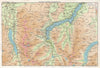 LAKE DISTRICT Ullswater Thirlmere Haweswater Grisdale Helvellyn Cumbria 1964 map