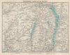 WINDERMERE & CONISTON WATER. Ambleside Cumbria Lake District. WARD LOCK 1950 map