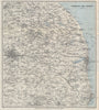 NORFOLK BROADS. Great Yarmouth Lowestoft Beccles Norwich. WARD LOCK 1928 map