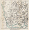 CLIFTON & WESTERN BRISTOL vintage town/city plan. Hotwells. WARD LOCK 1904 map