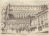 French Revolution. Princess Lamballe execution 1792 at the Temple, Paris 1792