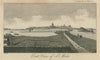 East view of Saint Malo, Ille-et-Vilaine, Brittany 1794 old antique print