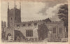 View of St Mary's Church, Bletchley, Buckinghamshire 1794 old antique print