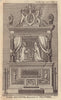 Lord Thomas Knyvet monument & lady in the Church of St Mary Stanwell London 1794