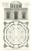Plan and elevation of a design for an Octogan church chapel at Norwich 1796