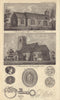 St Peter's Stretton-on-Fosse Rebuilt 1841. St Botolph Church Roding Essex 1797