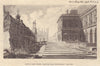 View of the inner part of old Somerset House, The Strand, London 1798 print