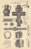 Crucifix, brought to England by a Danish mariner.  Urn at Colchester, Essex 1798